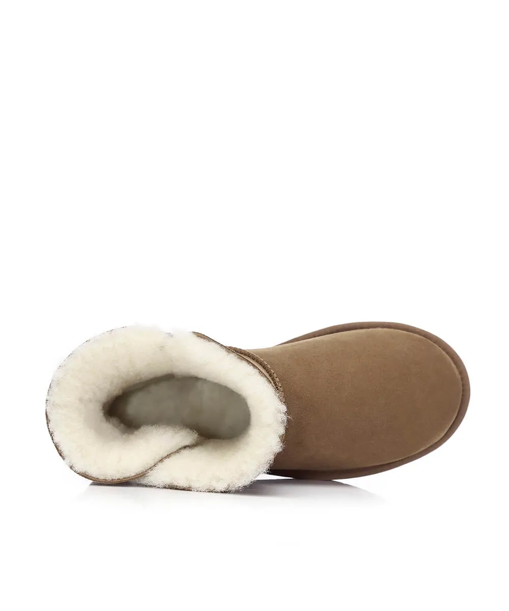 Damen UGG Classic Mini Knopf UGG Schuhe