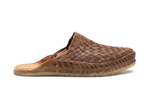 Woven City Pantoffel in Walnuss